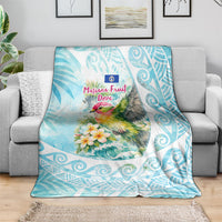 Saipan CMNI Blanket Polynesian Northern Mariana Islands Fruit Dove Watercolor TS04 - Polynesian Pride