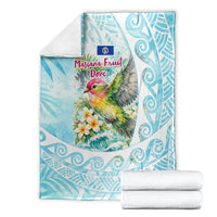 Saipan CMNI Blanket Polynesian Northern Mariana Islands Fruit Dove Watercolor TS04 - Polynesian Pride