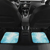 Saipan CMNI Car Mats Polynesian Northern Mariana Islands Fruit Dove Watercolor TS04 Set 2pcs - Back Blue White - Polynesian Pride