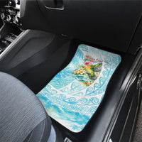 Saipan CMNI Car Mats Polynesian Northern Mariana Islands Fruit Dove Watercolor TS04 - Polynesian Pride
