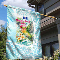 Saipan CMNI Garden Flag Polynesian Northern Mariana Islands Fruit Dove Watercolor TS04 - Polynesian Pride
