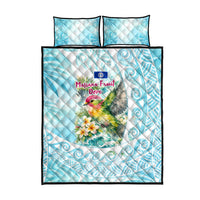 Saipan CMNI Quilt Bed Set Polynesian Northern Mariana Islands Fruit Dove Watercolor TS04 - Polynesian Pride