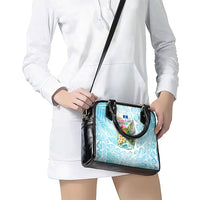 Saipan CMNI Shoulder Handbag Polynesian Northern Mariana Islands Fruit Dove Watercolor TS04 - Polynesian Pride