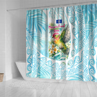 Saipan CMNI Shower Curtain Polynesian Northern Mariana Islands Fruit Dove Watercolor TS04 - Polynesian Pride