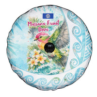 Saipan CMNI Spare Tire Cover Polynesian Northern Mariana Islands Fruit Dove Watercolor TS04 - Polynesian Pride