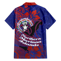 Saipan Northern Mariana Islands Hawaiian Shirt Polynesian Tribal Tattoo Art With Hibiscus Flowers And Seal