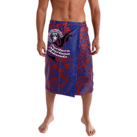 Saipan Northern Mariana Islands Lavalava Polynesian Tribal Tattoo Art With Hibiscus Flowers And Seal