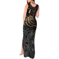 Polynesian Tank Maxi Dress Hammerhead Shark Tribal Pattern TS04 - Polynesian Pride
