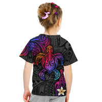 Turtle and Plumeria - Polynesian Kid T Shirt TS04 - Polynesian Pride