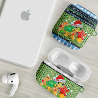 Micronesia Christmas AirPods Case with Santa Turtle Coral Reef and Holiday Ocean Pattern TS04 - Polynesian Pride