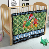 Micronesia Christmas Quilt with Santa Turtle Coral Reef and Holiday Ocean Pattern TS04 - Polynesian Pride