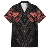 Feminine Polynesian Family Matching Off Shoulder Short Dress and Hawaiian Shirt Mandala Tattoo Style TS04 Dad's Shirt - Short Sleeve Black - Polynesian Pride