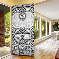 Aiga Samoa Raised Fist Door Cover Polynesian Tribal Tattoo Art Family Pride TS04 - Polynesian Pride