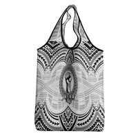 Aiga Samoa Raised Fist Grocery Bag Polynesian Tribal Tattoo Art Family Pride TS04 - Polynesian Pride