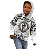 Aiga Samoa Raised Fist Kid Hoodie Polynesian Tribal Tattoo Art Family Pride TS04 - Polynesian Pride
