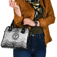 Aiga Samoa Raised Fist Shoulder Handbag Polynesian Tribal Tattoo Art Family Pride TS04 - Polynesian Pride