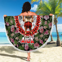 Samoa Aiga Polynesian Beach Blanket Tropical Floral Hibiscus Pattern Island Heritage TS04 - Polynesian Pride