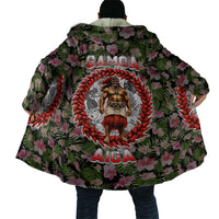 Samoa Aiga Polynesian Cloak Tropical Floral Hibiscus Pattern Island Heritage