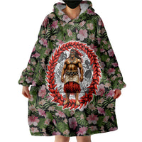 Samoa Aiga Polynesian Wearable Blanket Hoodie Tropical Floral Hibiscus Pattern Island Heritage TS04 - Polynesian Pride