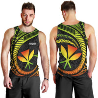 Hawaii Kanaka Maoli Men Tank Top Polynesian Tornado Infusion Gradient TS04 - Polynesian Pride