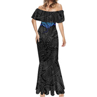 Polynesian Ray Pattern Mermaid Dress TS04 - Polynesian Pride
