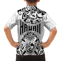 Hawaii Family Matching Tank Maxi Dress and Hawaiian Shirt with Polynesian Turtle TS04 - Polynesian Pride