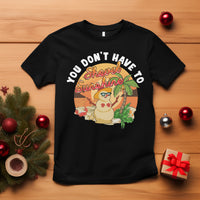 Christmas In Hawaii T Shirt Hawaiian Snowman You Don't Have To Shovel Sunshine TS09 Black - Polynesian Pride