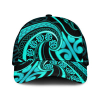 Turquoise New Zealand Mangopare Classic Cap Aotearoa Maori Koru Style LT14 Universal Fit Turquoise - Polynesian Pride