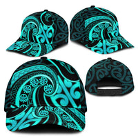 Turquoise New Zealand Mangopare Classic Cap Aotearoa Maori Koru Style LT14 - Polynesian Pride