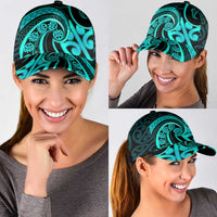 Turquoise New Zealand Mangopare Classic Cap Aotearoa Maori Koru Style LT14 - Polynesian Pride