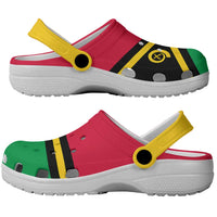 Vanuatu Clogs Shoes Heritage Palette Flag-Inspired LT01 - Polynesian Pride