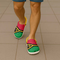 Vanuatu Clogs Shoes Heritage Palette Flag-Inspired LT01 - Polynesian Pride
