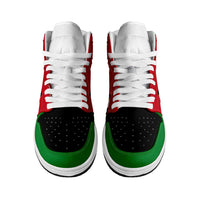 Vanuatu High Sneakers AJ1 Coat Of Arms Flag Inspired LT05 - Polynesian Pride