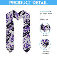 Vareau Tahiti Tiare Monstera Graduation Stole Polynesian Pattern Curve Style LT01 - Polynesian Pride