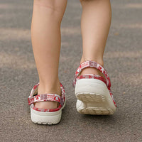 Wallis Et Futuna Kilisimasi Fiefia Clogs Shoes Pacific Patchwork Xmas Vibes LT9 - Polynesian Pride