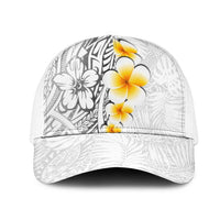 White Tropical Plumeria With Galaxy Polynesian Art Mesh Trucker Cap LT14 One Size White White - Polynesian Pride