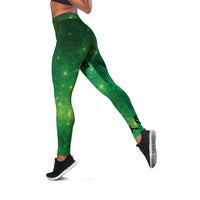 World Mental Health Awareness Month Leggings Warriors Brave Strong Galaxy Vibes - Polynesian Pride
