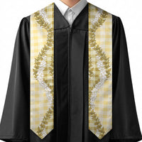 Yellow Hawaii Palaka Graduation Stole Hawaiian Honohono Lei LT05 - Polynesian Pride