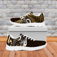 Yellow New Zealand Sneakers Aotearoa Silver Fern With Manaia Maori Unique