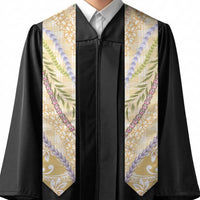 Yellow Palaka Hawaii Leis Graduation Stole Hawaiian-plaid Elegant Tropical Vibes LT14 - Polynesian Pride