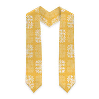 Yellow Palaka Quilt Hawaii Graduation Stole Traditional Hawaii-plaid Pattern LT14 - Polynesian Pride