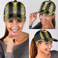 Yellow Taniko Aotearoa Classic Cap Niho Taniwha Mix Poutama LT14