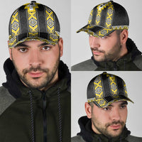 Yellow Taniko Aotearoa Classic Cap Niho Taniwha Mix Poutama LT14 - Polynesian Pride