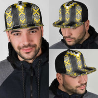 Yellow Taniko Aotearoa Mesh Trucker Cap Niho Taniwha Mix Poutama LT14 - Polynesian Pride