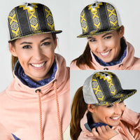 Yellow Taniko Aotearoa Mesh Trucker Cap Niho Taniwha Mix Poutama LT14 - Polynesian Pride