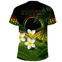 Nukuoro T Shirts, Micronesia Plumeria Banana Leaves Reggae - Polynesian Pride