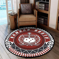 Samoa Home Set - Samoa Roots Round Carpet Round Carpet Brown - Polynesian Pride