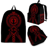 Northern Mariana Islands Backpack - Micronesian Tribal One Style Red - Polynesian Pride