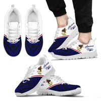 American Samoa Rising Sneakers - American Samoa Flag 2nd - A16 - Polynesian Pride