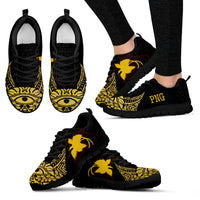 Papua New Guinea Sneakers - PNG Flag Erudite Eye - Polynesian Pride